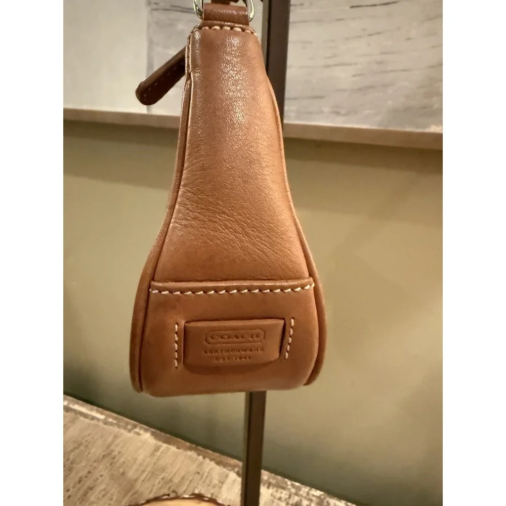 Vintage Coach Demi Hampton Leather Wear Bag Saddle Leather 7785 Shoulder Brown - Picture 10 of 16